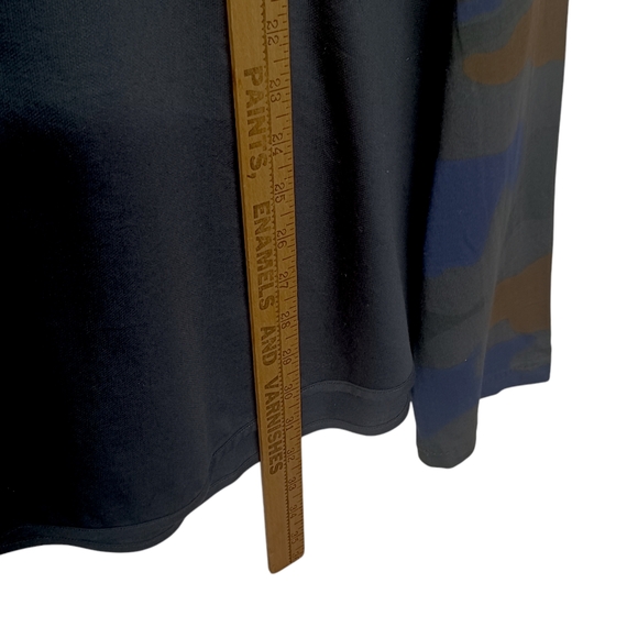 3.1 PHILLIP LIM Colorful Camo Print Long Sleeve Black Button Front Shirt XXL - Picture 5 of 7